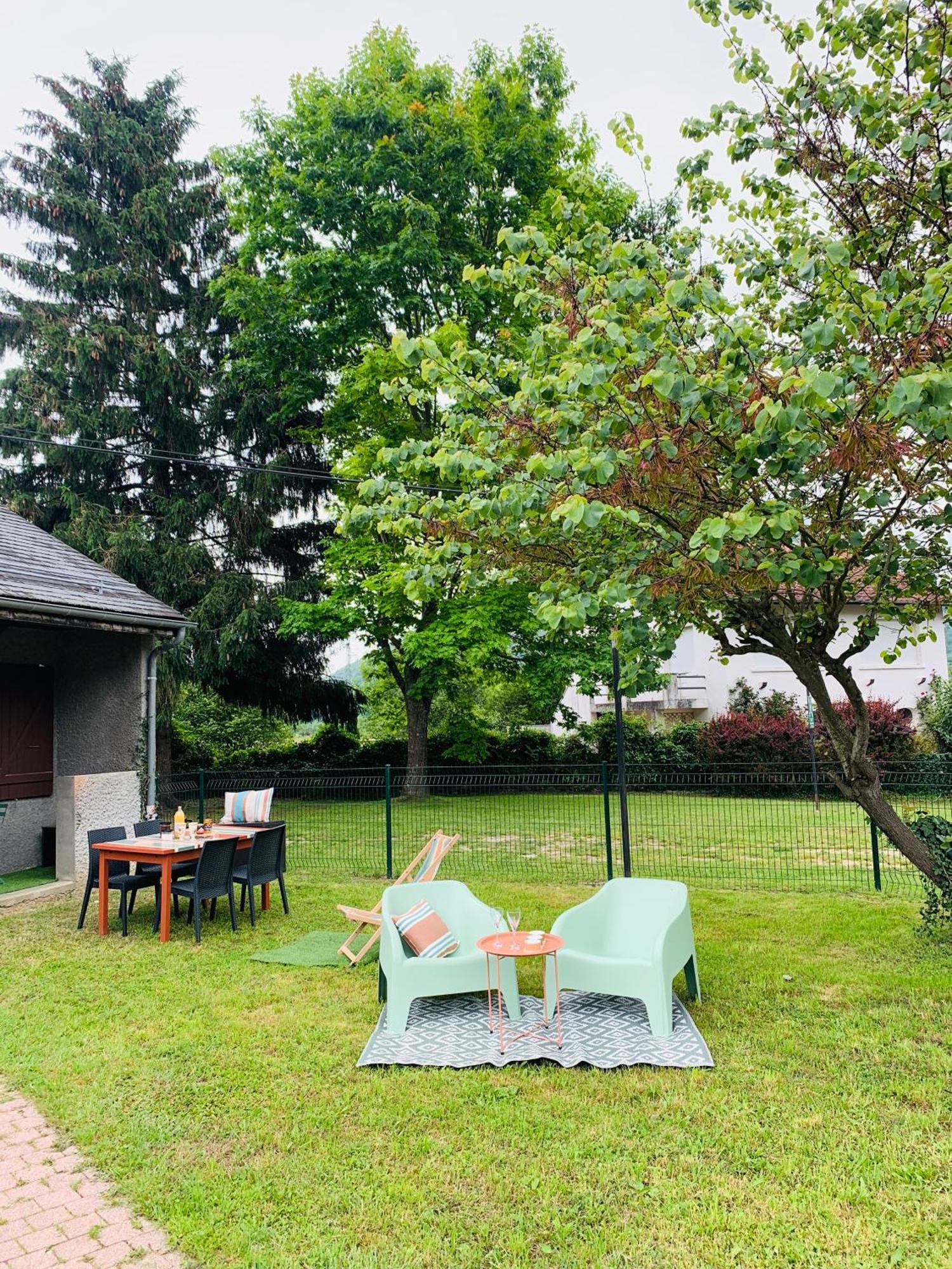 La Suite Unique - Le Jardin Sur Les Pyrenees- Vue Panoramique Montagne -Jardin Cloture Prive De 100M2-Parking-Linge De Lit Et Serviettes Compris- Bielle Exteriér fotografie