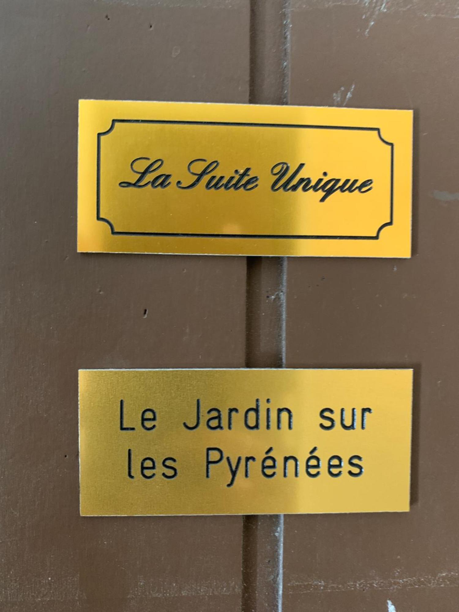 La Suite Unique - Le Jardin Sur Les Pyrenees- Vue Panoramique Montagne -Jardin Cloture Prive De 100M2-Parking-Linge De Lit Et Serviettes Compris- Bielle Exteriér fotografie